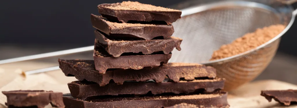 Os benefícios do chocolate amargo para a saúde